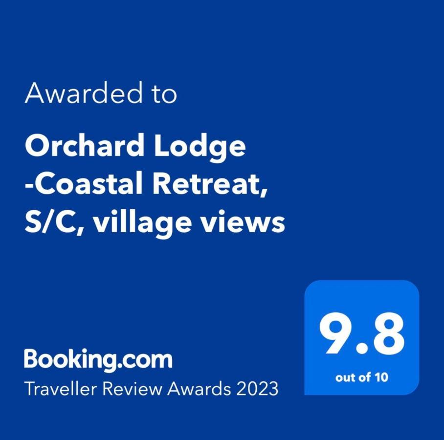 Orchard Lodge -Coastal Retreat, New Build, Village Views, Private Garden And Terrace Saint Brides Major Εξωτερικό φωτογραφία